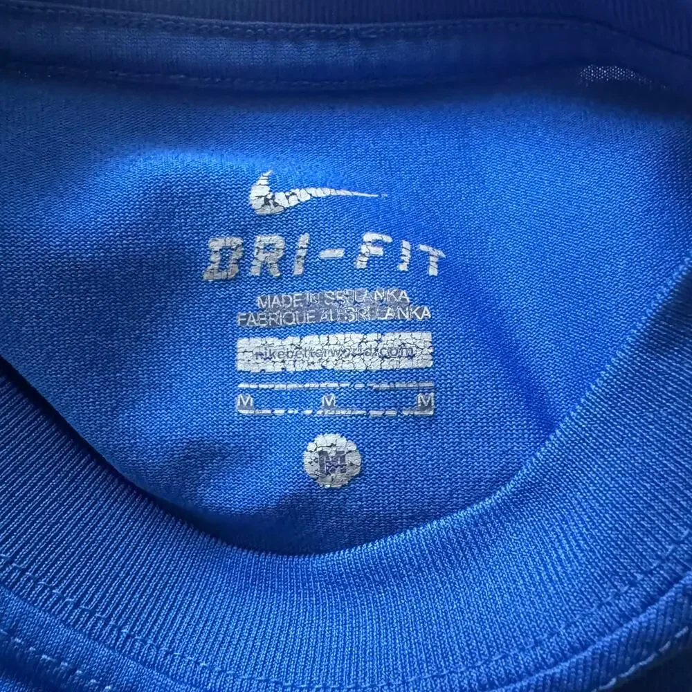 Nike Swoosh Dri-Fit Tee in Blue